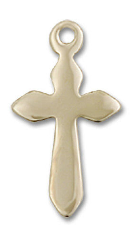 Cross Pendant - 14kt Gold 5/8 x 3/8 2532