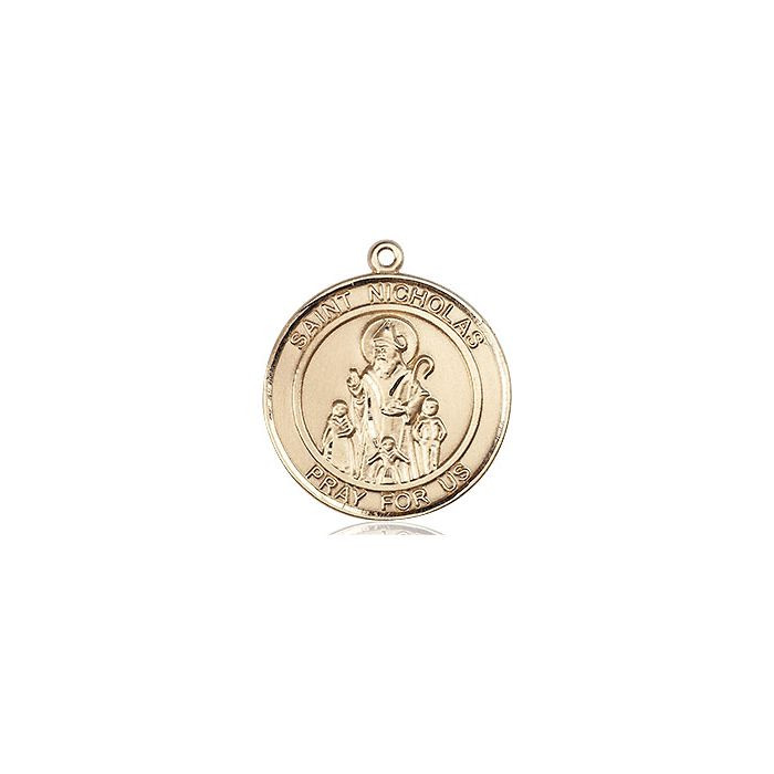 St Nicholas Round Patron Saint Medal