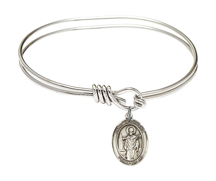 St Wolfgang Eye Hook Bangle Bracelet - Sterling Silver Charm 9323SS