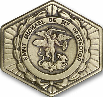 St. Michael Visor Clip - Gold Finish (1023VG)