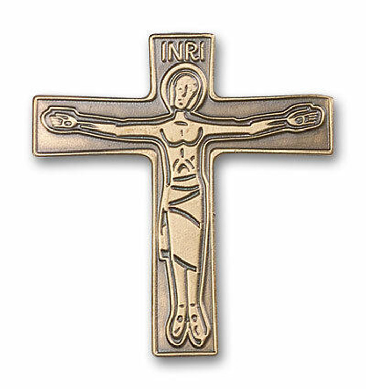 Crucifix Visor Clip - Gold Finish 1026VG
