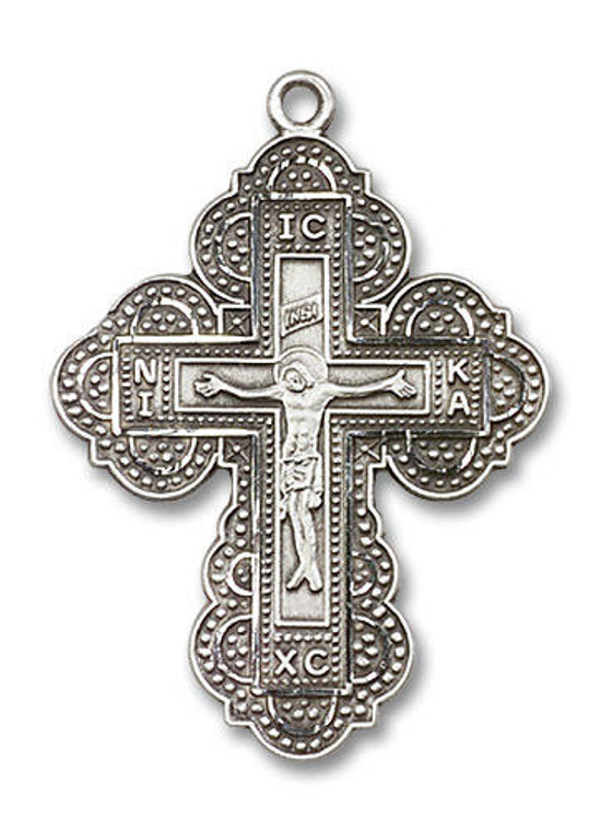 Large Irene Cross Pendant - Sterling Silver 1 1/4 x 7/8 0266SS