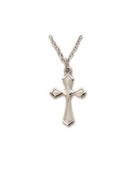flared-cross-necklace-sterling