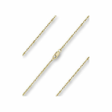 13 Inch 14KT Gold Light Rope Chain