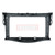 EXTNIX TOYOTA RAV4 2007-2012 Fascia Frame for 9” Android Systems