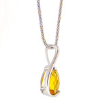 Pear Citrine Pendant