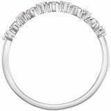 1/10ct Stackable Ring in White