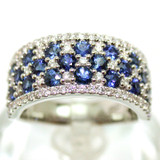 Sapphire and Diamond Band