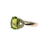 2.2ct Peridot Ring