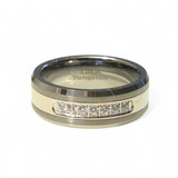 CZ Set Tungsten Band