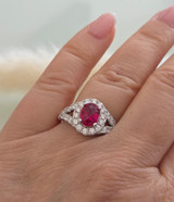 Ruby CZ RIng