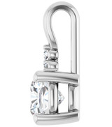 0.67ct Lab Cushion Pendant