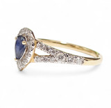 0.50ct Pear Sapphire Ring