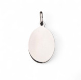 Saint Christopher Medallion White Gold