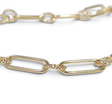 Paperclip Style Necklace