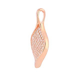 Micro-pave Pendant in Rose