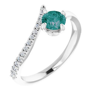 Chatham Created Alexandrite Ring