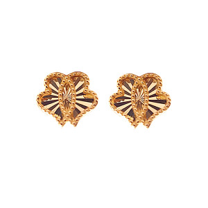 Double Hearts Studs