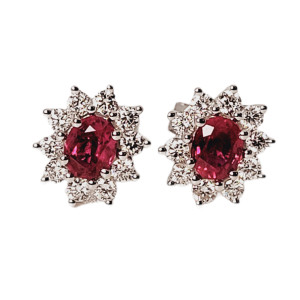 Classic Ruby Studs