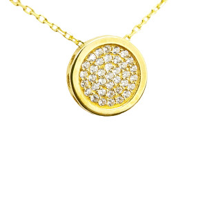 CZ Slider Pendant
