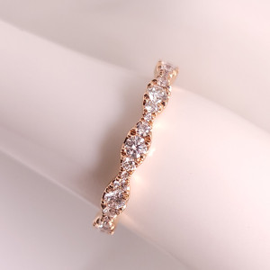 0.40ct Rose Gold Band
