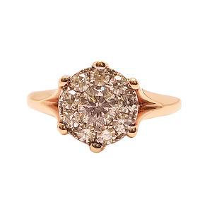 0.78ct TW in Rose Gold 0.78ct TW in Rose Gold