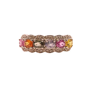 Multi-Colour Sapphire Ring Multi-Colour Sapphire Ring