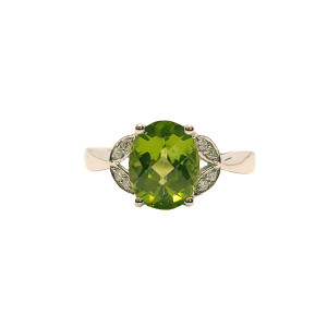 2.2ct Peridot Ring
