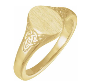 Celtic Knot Signet Ring Celtic Knot Signet Ring