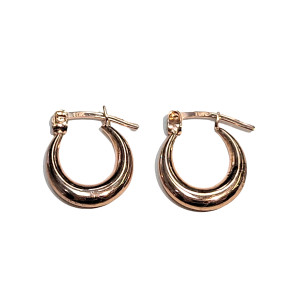 Small Rose Gold Hoops