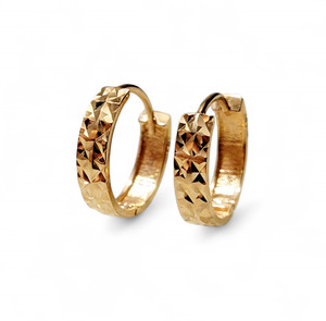 10k Rose Gold Small Huggies