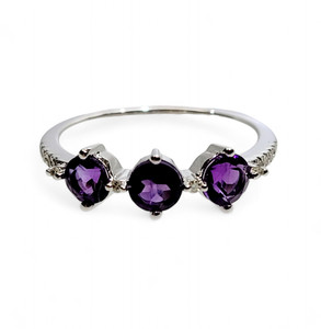 3-Amethyst Ring