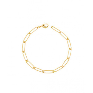 YGP Silver Paperclip Bracelet