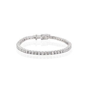 3mm CZ Silver Tennis Bracelet