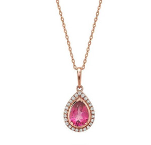 Pink Topaz Pendant