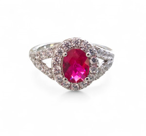 Ruby CZ RIng