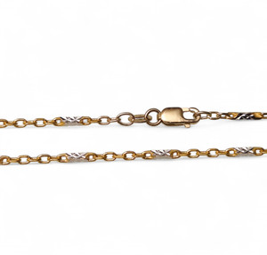 Diamond Cut Bar Anklet