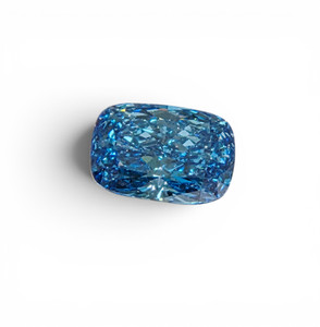 Cushion 1.53ct Fancy Vivid Blue Lab Diamond