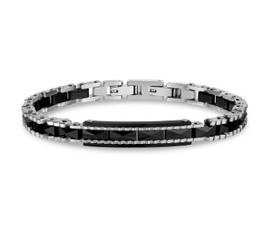 Ceramic and Steel Bracelet