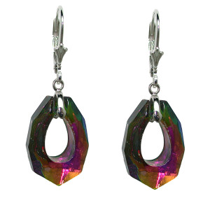 Vitrail Glass Earrings