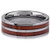 Tungsten Ring with Wood Inlay