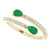Emerald By-Pass Ring