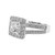 1.06ct Princess Cut Halo