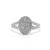0.50ct TW Split Shank Halo