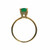 1.75ct Hidden Halo Lab Grown Emerald Ring