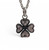 Clover Pendant with CZs