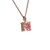 1.52ct Pink Cushion Diamond Pendant