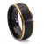Matte Black with Gold Edge 8mm