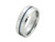 Tungsten with Blue Line 8mm