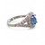 Blue Topaz CZ Ring